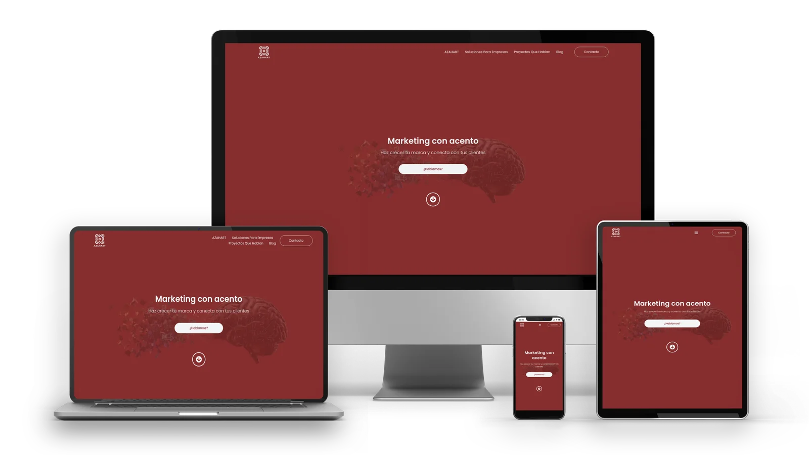 Diseño web y marketing digital de AZAHART para empresas en Utrera y Sevilla
