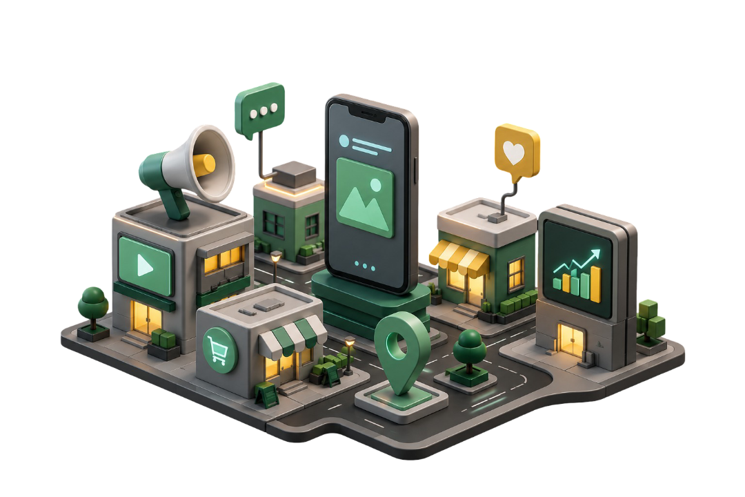 Marketing digital para empresas y negocios que quieren ganar visibilidad y captar clientes desde internet.