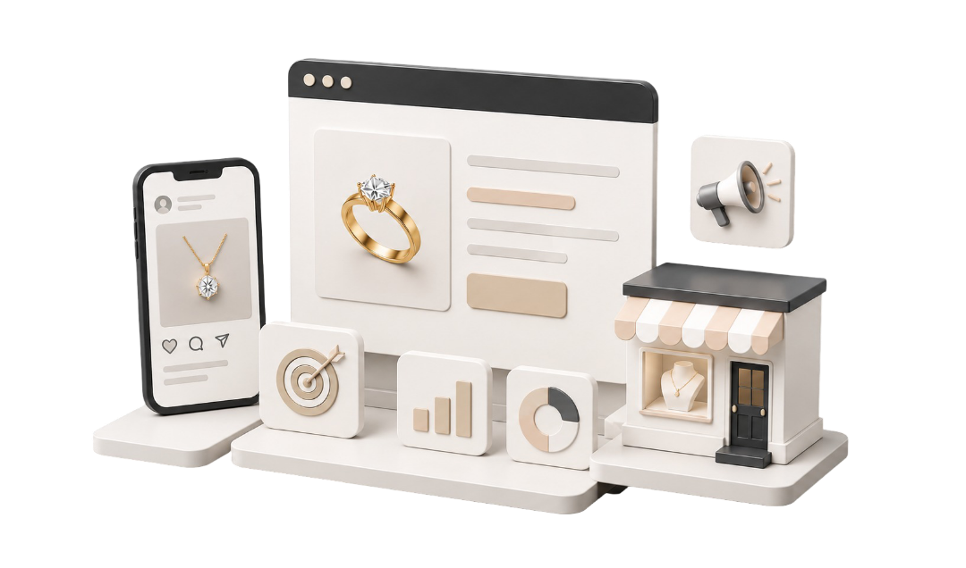 Publicidad digital para joyerías y marcas de joyería.