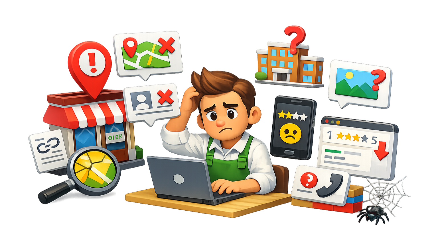 Fallos que pueden limitar la visibilidad de una empresa en Google