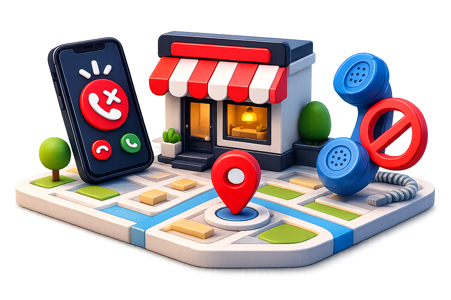 Ficha de Google Business Profile con visitas pero pocas llamadas, mostrando factores que afectan a la captación de clientes desde Google Maps.